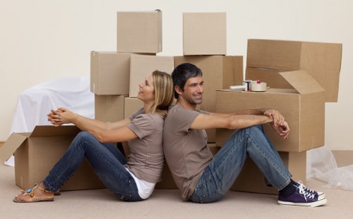 Careful handling of fragile household items during a Ruislip move