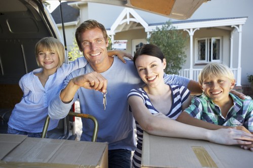 Local movers transporting sofas and cabinets for a home move in Ruislip