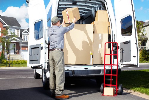Commercial moving truck service for offices and shops in Ruislip
